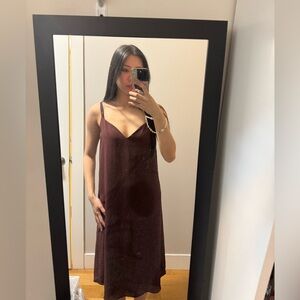 Aritzia Babaton Vivienne slip dress size S